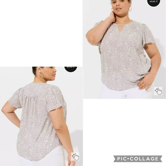 Torrid Size 5 Harper Blouses (bundle of 2) - Picture 2 of 7